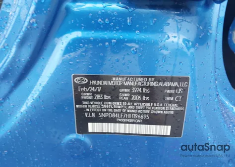 2017 Hyundai Elantra Se/Value/Limited z USA, uszkodzony, nr VIN 5NPD84LF7HH196695